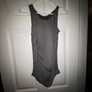 Maternity gray tank
